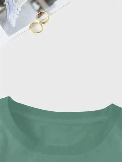 Aimilia - Elegant Short Sleeve T-Shirt With Floral Print