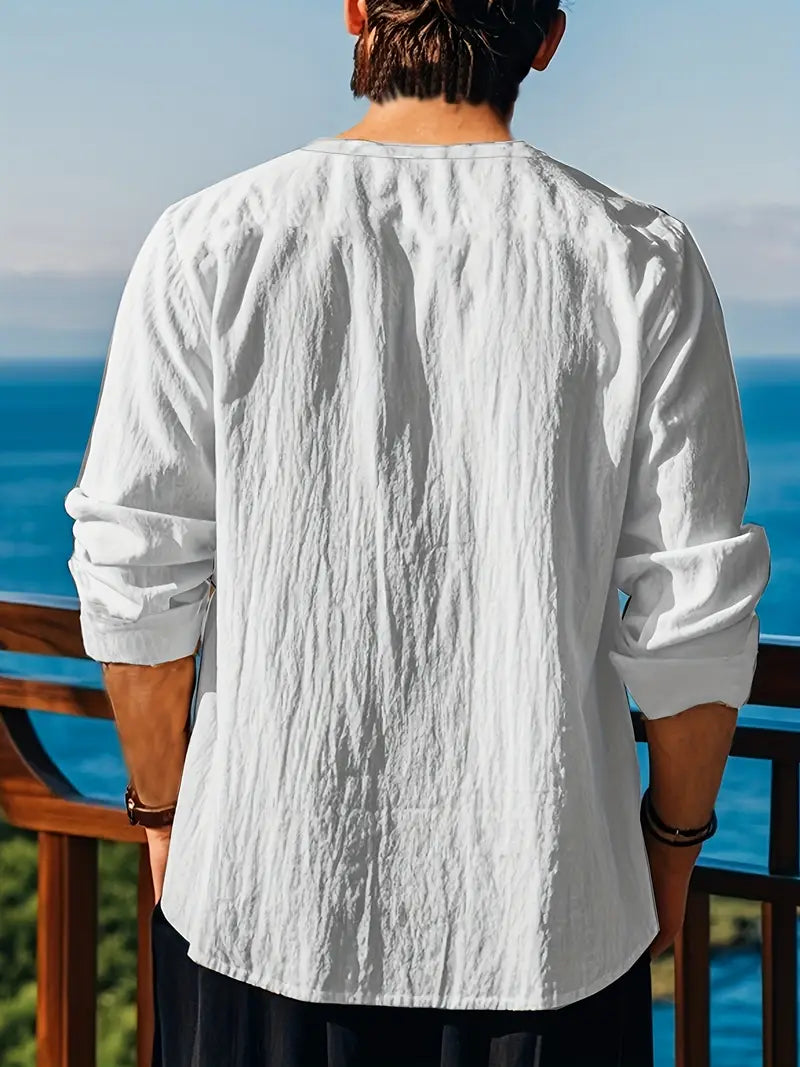 Pawel - Cotton Long Sleeve Shirt