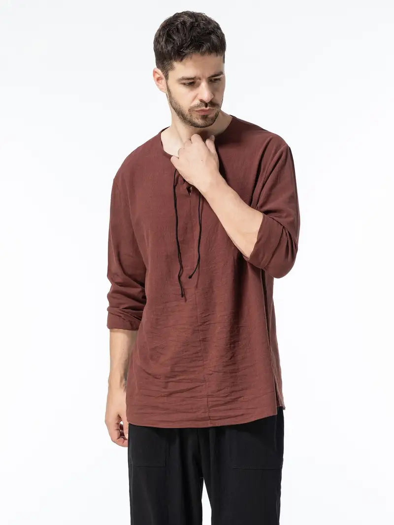 Pawel - Cotton Long Sleeve Shirt
