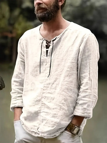 Pawel - Cotton Long Sleeve Shirt