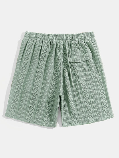 Andrew - Adjustable Drawstring Waist Shorts