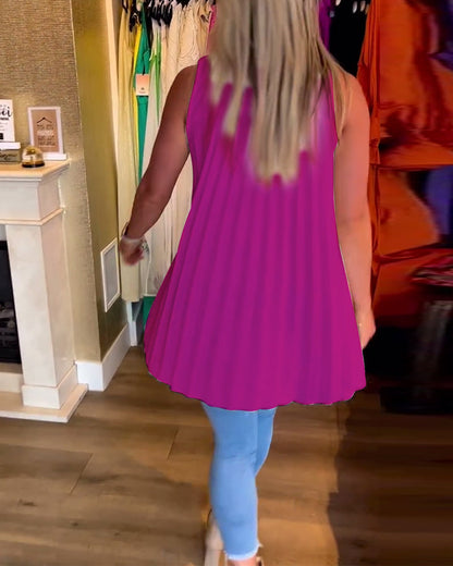 Rowland - Sleeveless Top With Ruffle