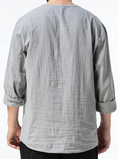 Pawel - Cotton Long Sleeve Shirt
