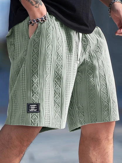 Andrew - Adjustable Drawstring Waist Shorts