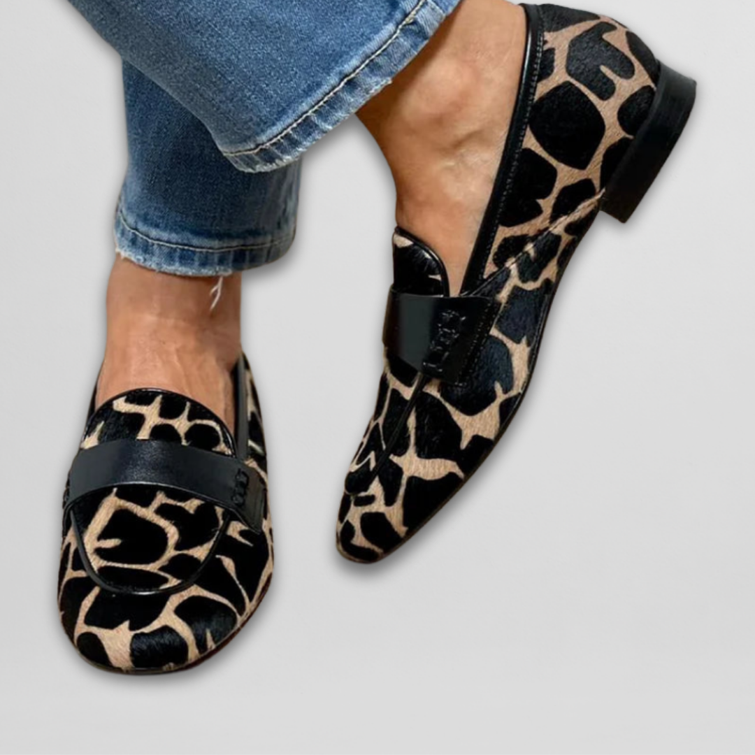 Priszilla - Animal Print Loafers