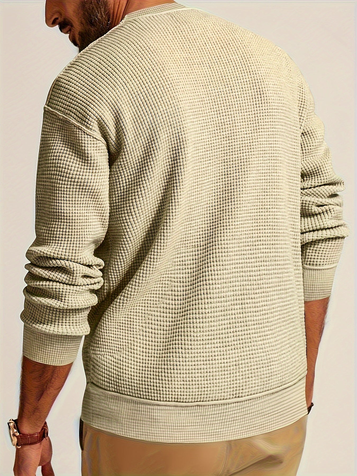 Renaud - Waffle Long Sleeve Shirt