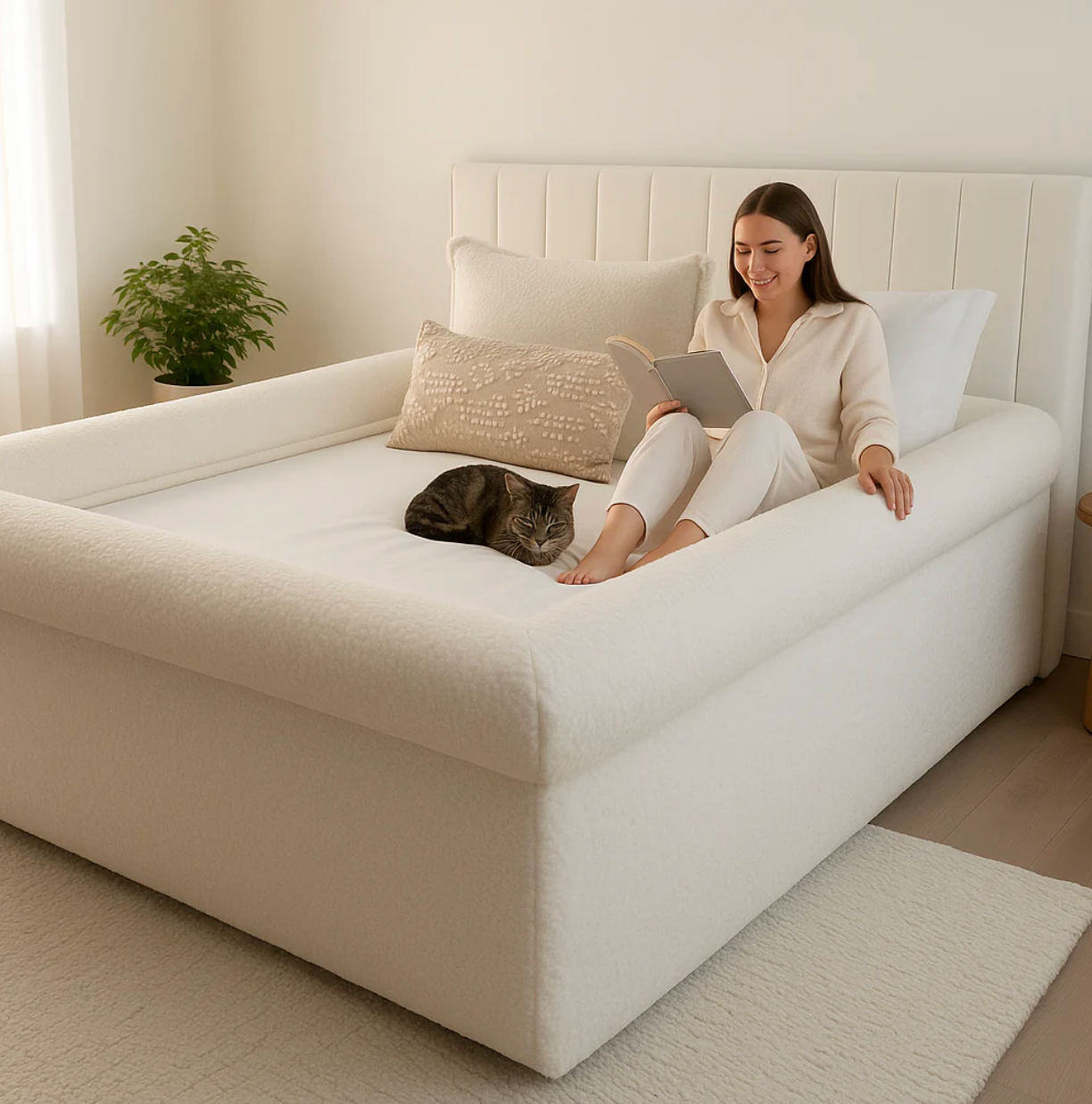 CozyNest™ - The world’s first bordered bed sheet