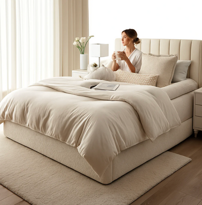 CozyNest™ - The world’s first bordered bed sheet