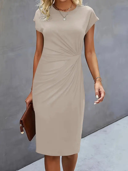 Adelina - Stylish Round Neck Dress