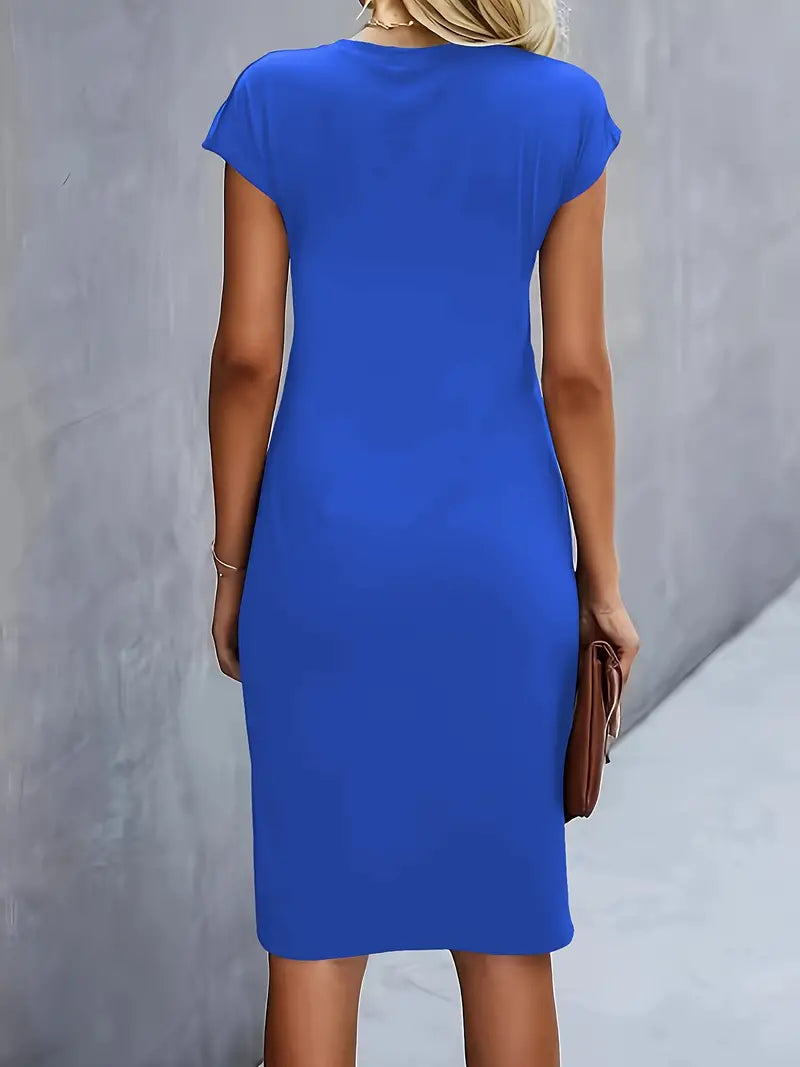 Adelina - Stylish Round Neck Dress