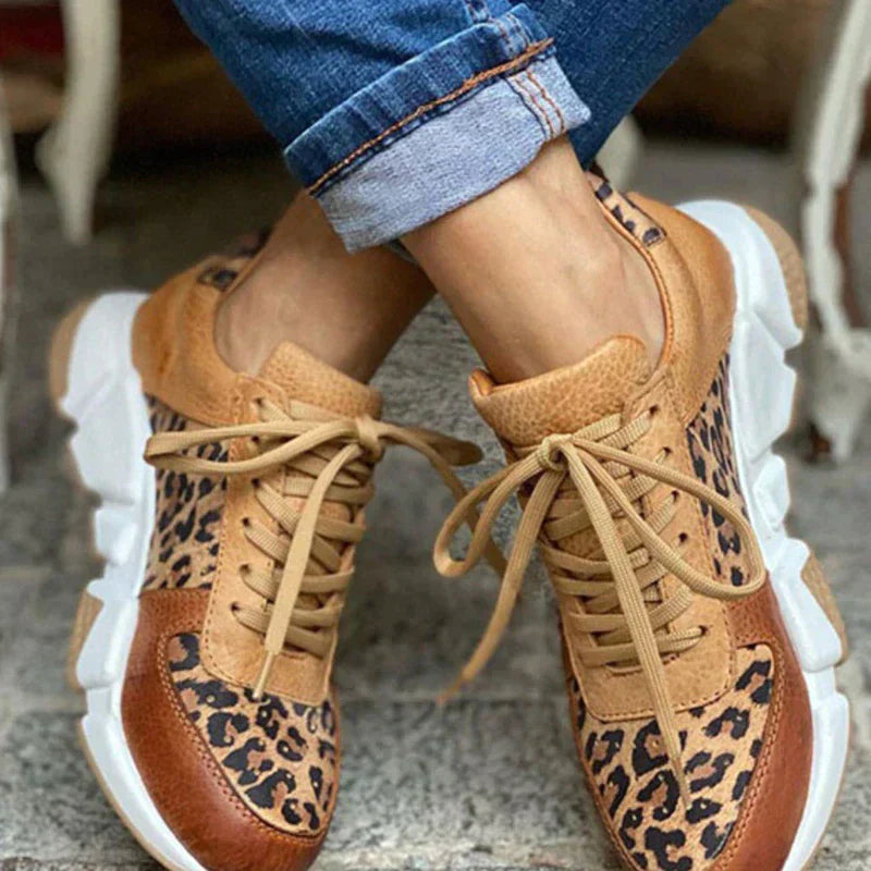 Caoimhe | Comfortable Leopard Sneakers