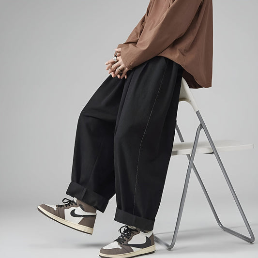 Paolino - Stylish Loose Fit Pants