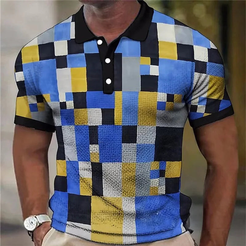 Pollard - Colorful Checked Polo Shirt