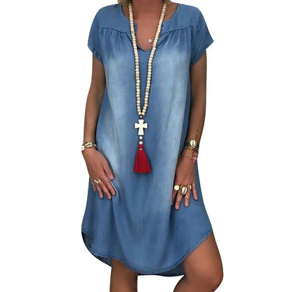 Alicja - Casual Denim Summer Dress