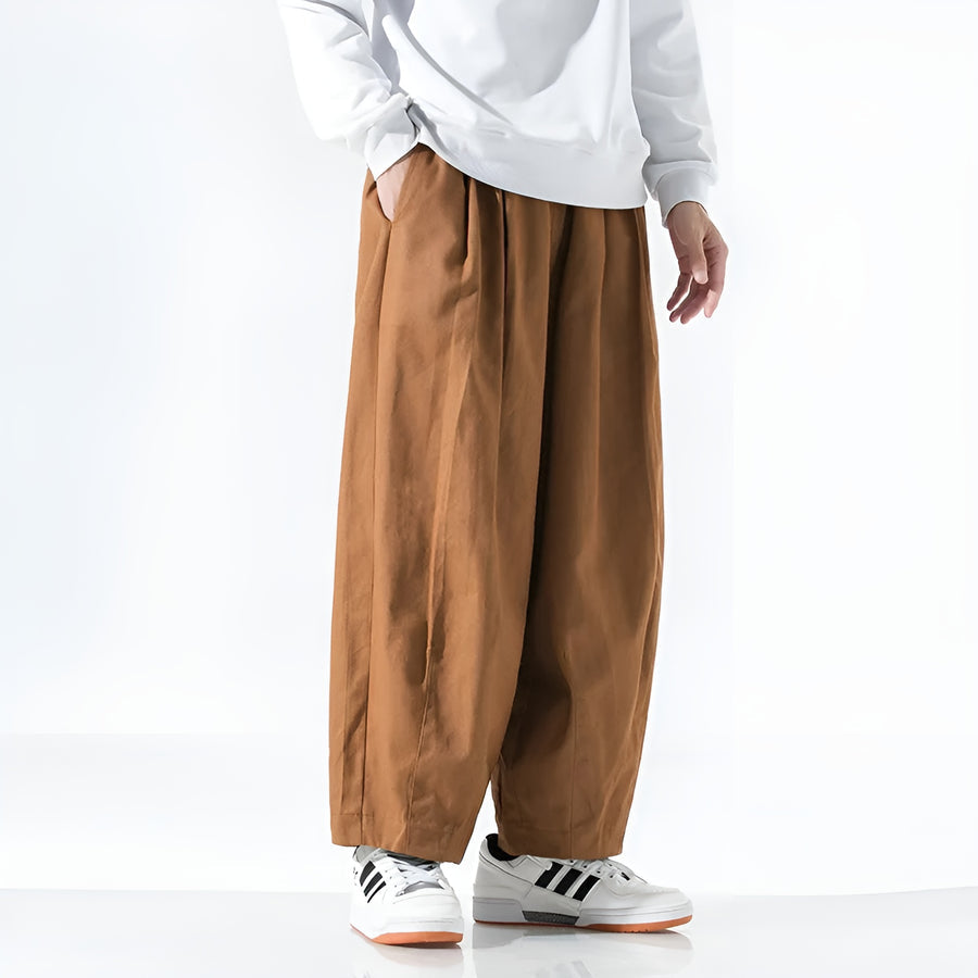 Paolino - Stylish Loose Fit Pants