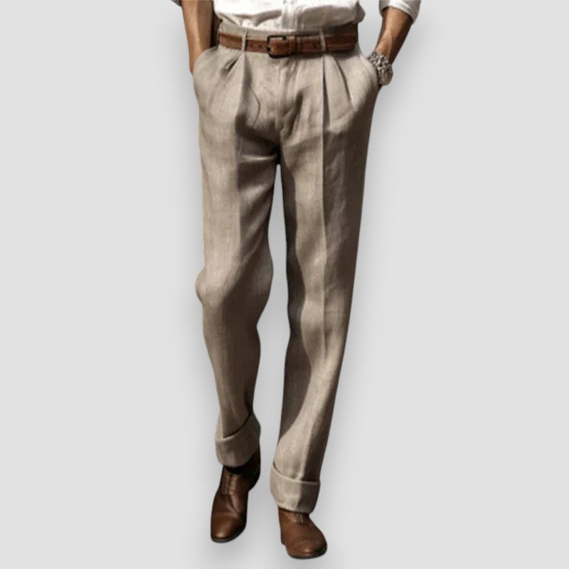 Alexei - Classic Linen Pants