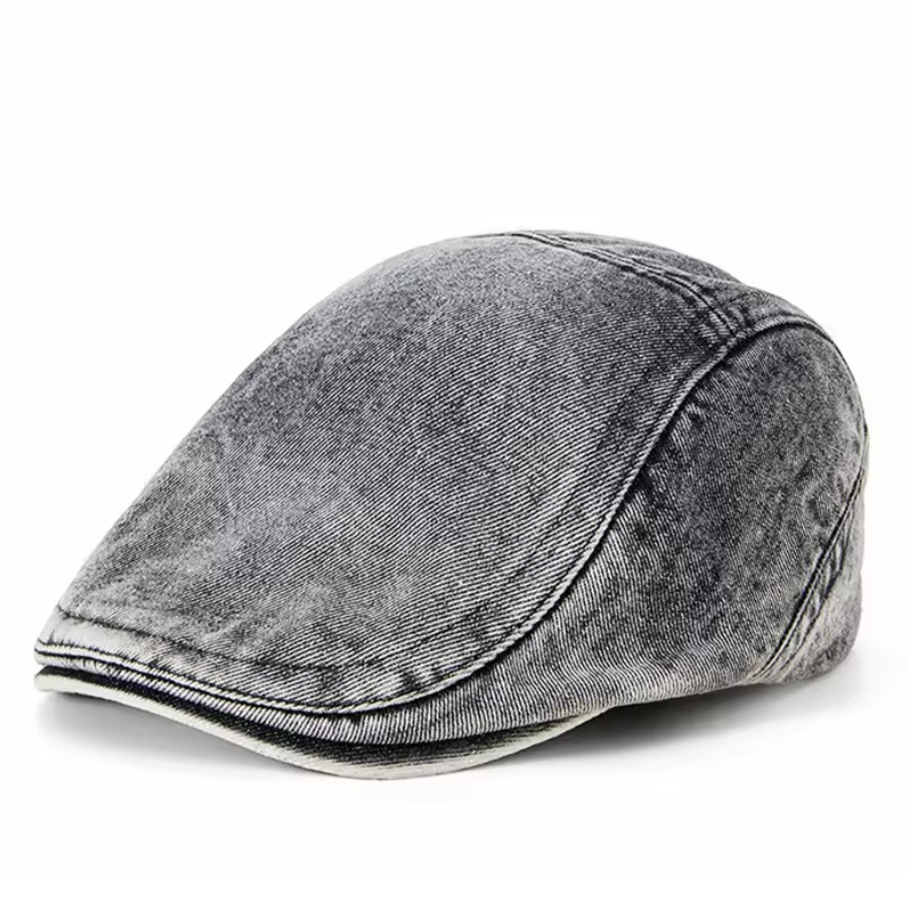 Scott - Stylish Denim Beret