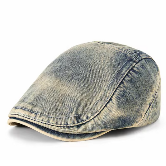 Scott - Stylish Denim Beret