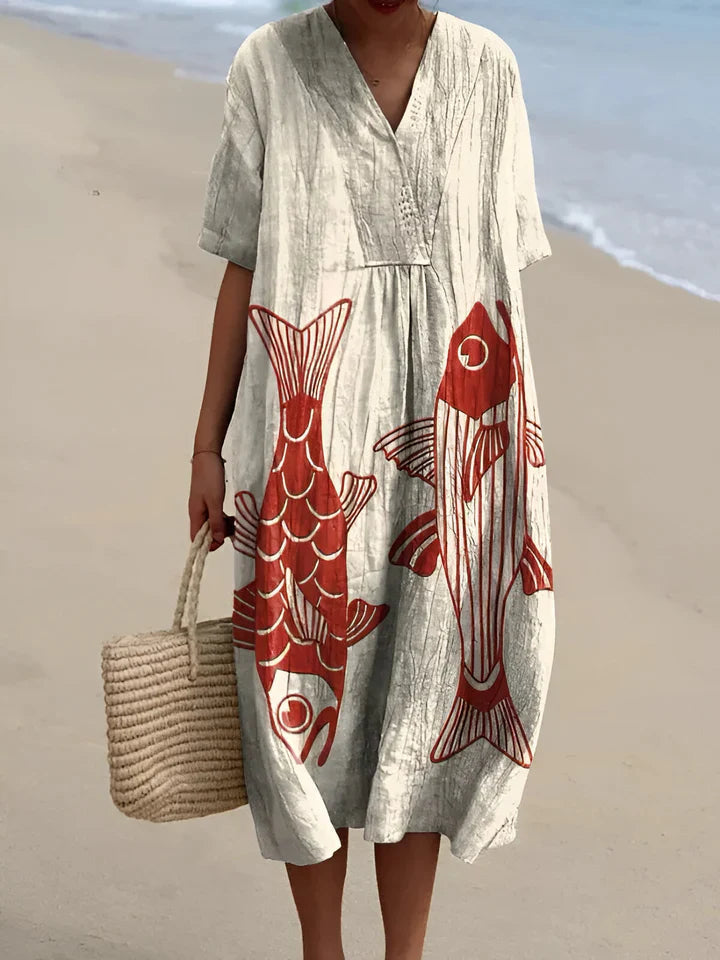Olalla - Patterned Summer Dress