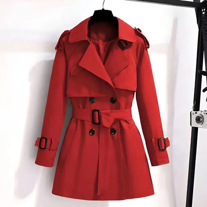 Mirella™ | Short and Chic Trench Coat for Women