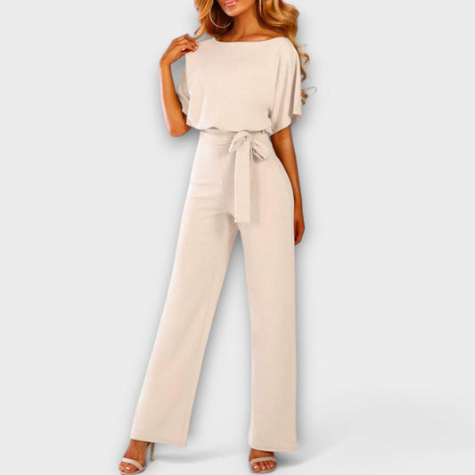 Salihe - Elegant Short Sleeve Jumpsuit
