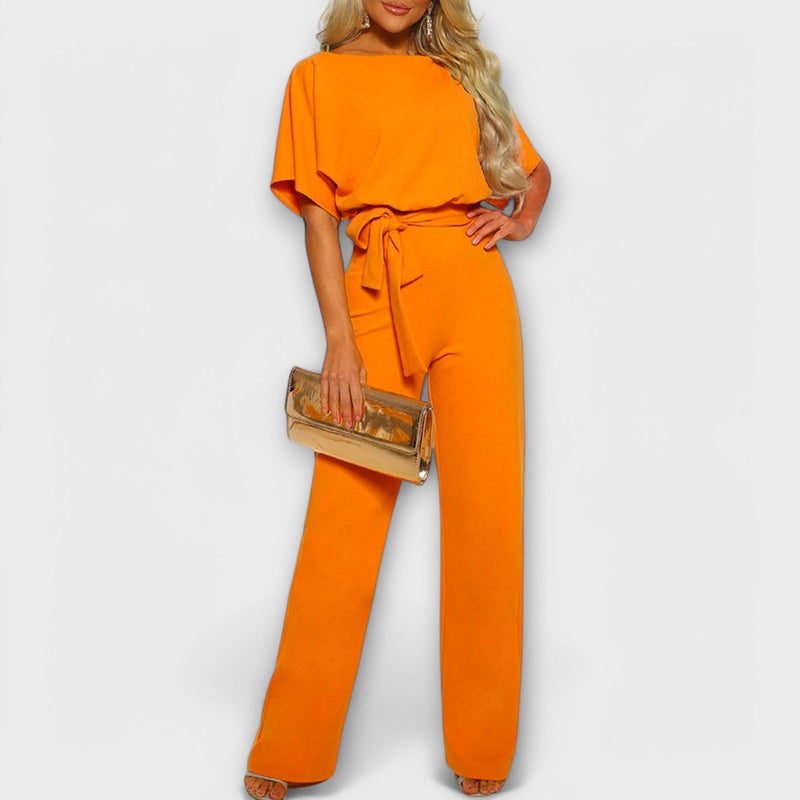 Salihe - Elegant Short Sleeve Jumpsuit
