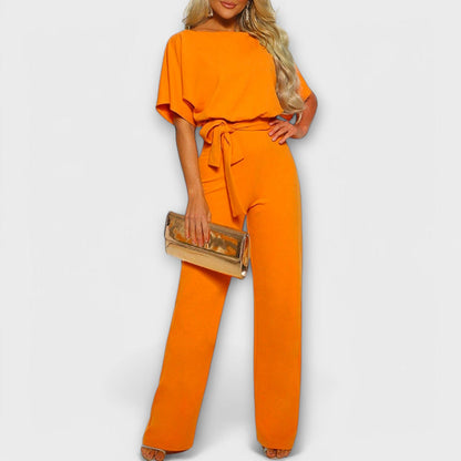 Salihe - Elegant Short Sleeve Jumpsuit