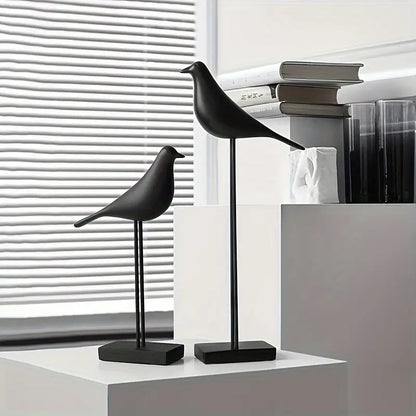 PerchForm - Minimalist Decorative Bird Sculptures on Stand
