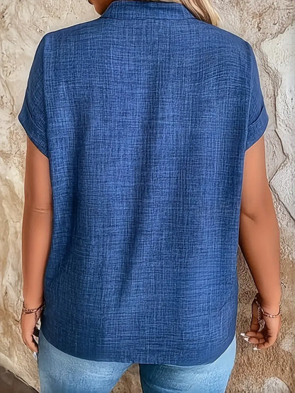 Rosabelle - Casual V Neck Blouse