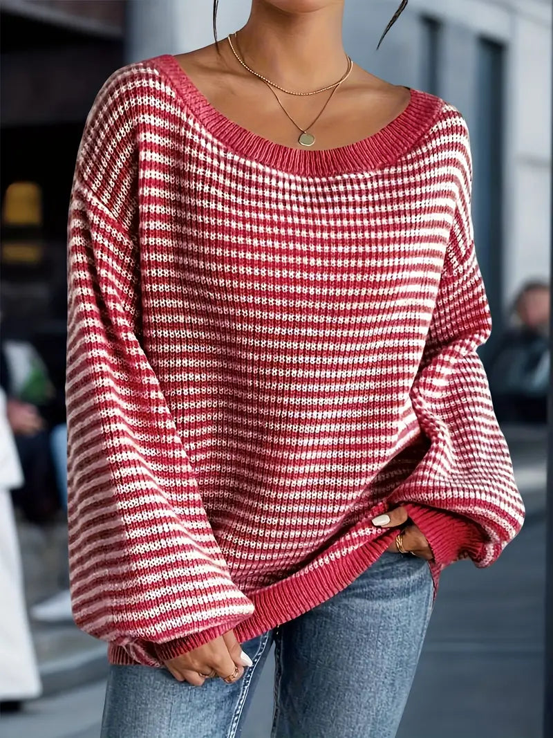 Nilufer - Casual Knitted Sweater For Winter