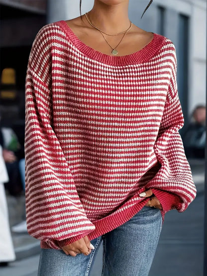 Nilufer - Casual Knitted Sweater For Winter