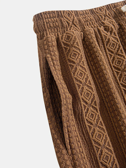 Andrew - Adjustable Drawstring Waist Shorts