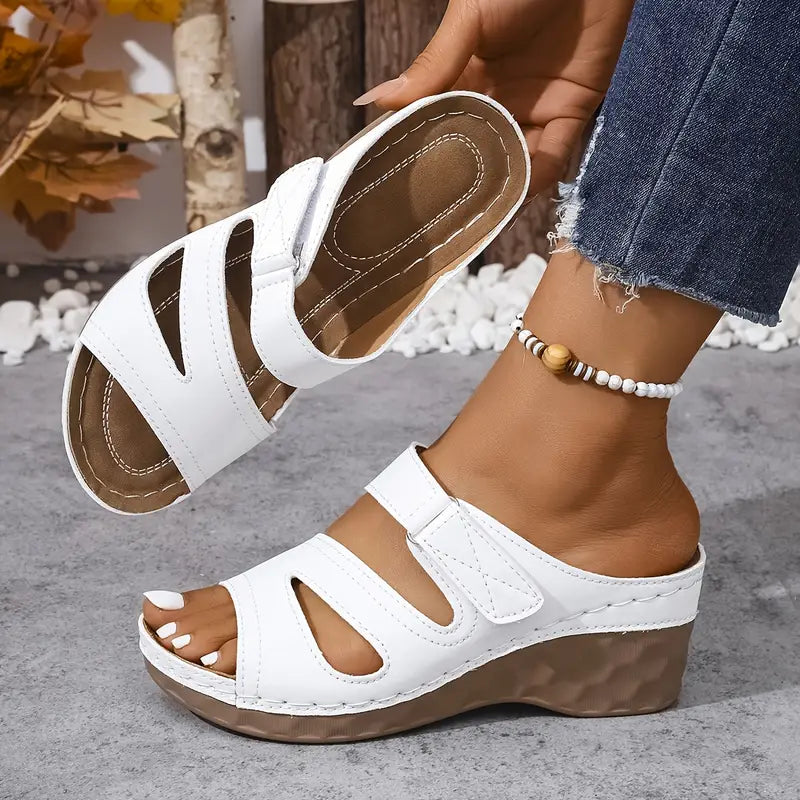 Rowella - Stylish Wedge Sandal With Strap