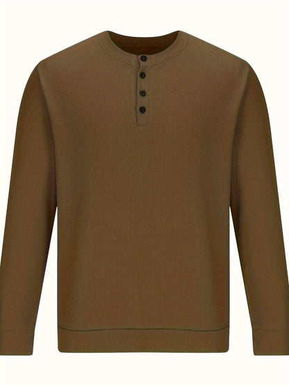 Renaud - Waffle Long Sleeve Shirt