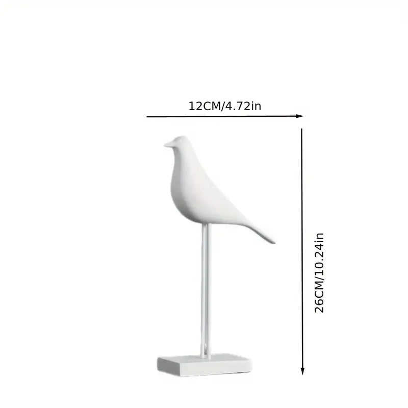 PerchForm - Minimalist Decorative Bird Sculptures on Stand