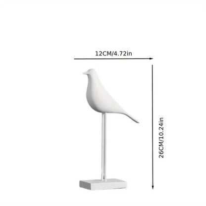 PerchForm - Minimalist Decorative Bird Sculptures on Stand