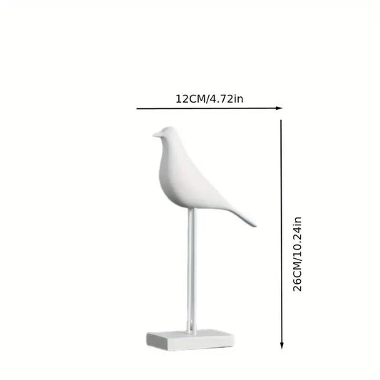 PerchForm - Minimalist Decorative Bird Sculptures on Stand