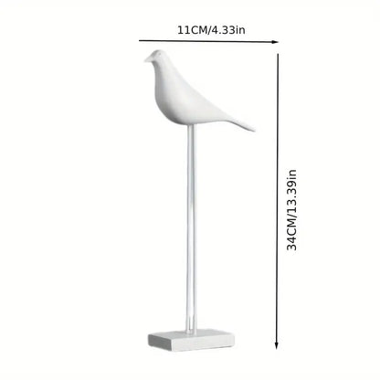 PerchForm - Minimalist Decorative Bird Sculptures on Stand
