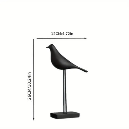 PerchForm - Minimalist Decorative Bird Sculptures on Stand