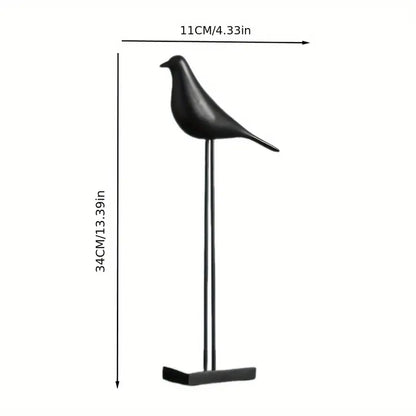 PerchForm - Minimalist Decorative Bird Sculptures on Stand