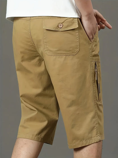 Stepan - Breathable And Multi-Pocket Cargo Shorts