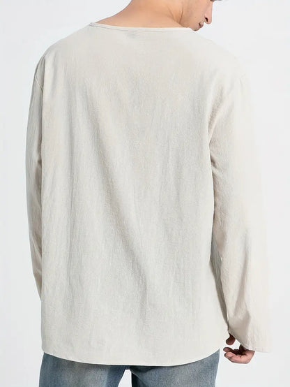 Pawel - Cotton Long Sleeve Shirt