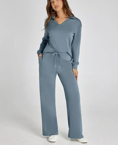 Nivetha - Long Sleeve 2 Piece Set