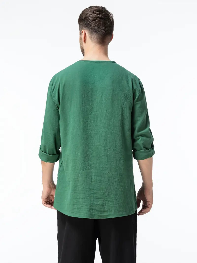 Pawel - Cotton Long Sleeve Shirt
