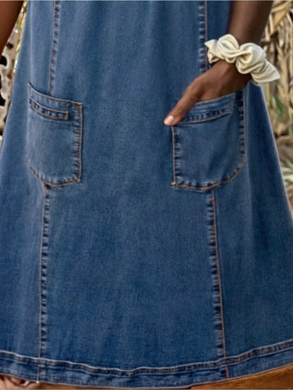 Polixeni - Soft Denim Dress