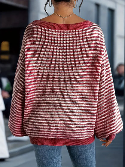 Nilufer - Casual Knitted Sweater For Winter