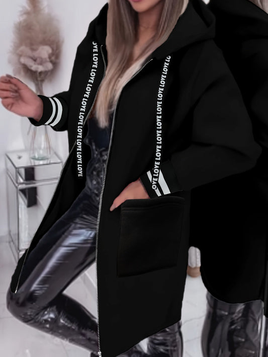 Nicola - Long Sleeve Jacket With Side Pockets