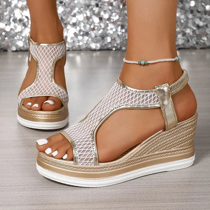 Pamelia - Orthopedic Wedge Sandal