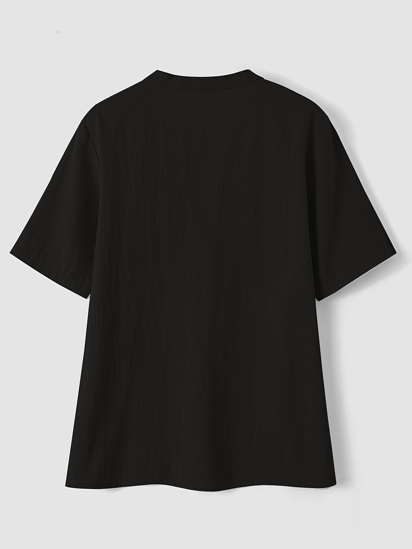 Sharron - Elegant V-Neck Blouse With Button Up