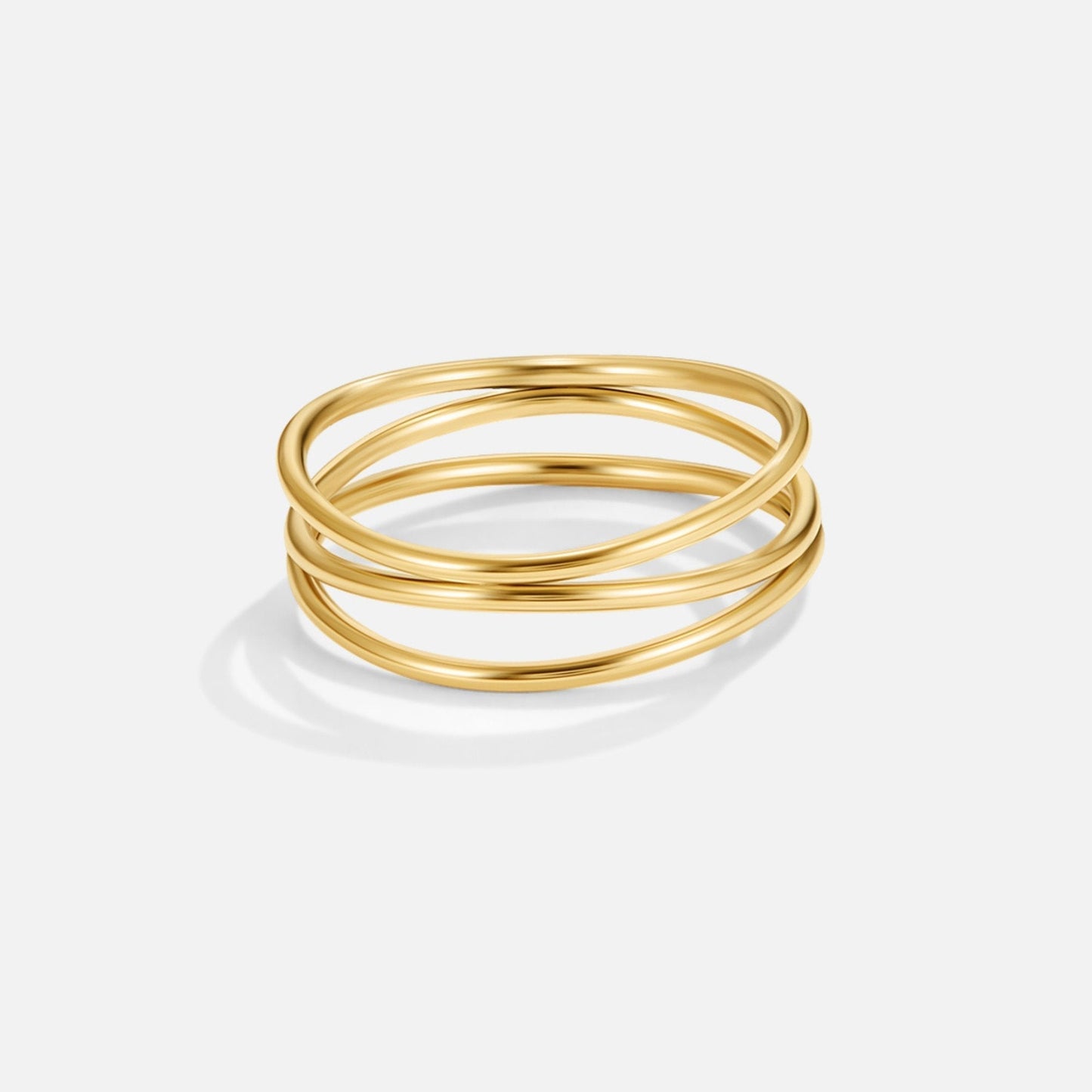 Infinity Loop - Gold Ring